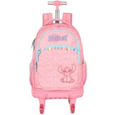 Imagem de MOCHILA STITCH LUXCEL COM RODAS INFANTIL FEMININA MC50072SC-Feminino