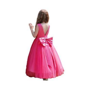 Imagem de Vestido De Festa Formal Para Menina Adolescente Tamanho 5-12 Anos Com 