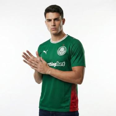 Imagem de Camiseta Futebol Puma Palmeiras Torcedor Home Jersey 26