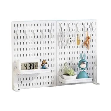 Imagem de Kit De Armazenamento Para Home Office Com Painéis Pegboard De Mesa, Pa