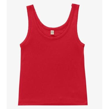 Imagem de Regata Feminina Ribana de Viscose Rovitex Vermelho, P, Vermelho