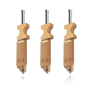 Imagem de Bico Destacável De 0.4, 0.6, 0.25, 0.8mm Para Hotend Flashforge AD5X: 