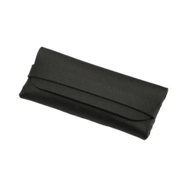 Imagem de Estojo De Óculos Em Couro Preto E Branco Para Homens E Mulheres, Bolsa