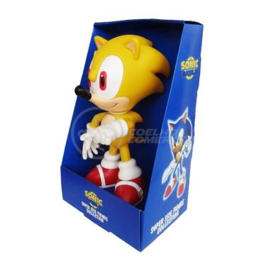 Imagem de Boneco Action Figure Super Sonic 23cm Sonic