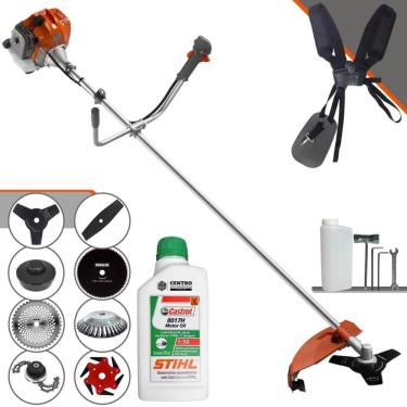 Imagem de Roçadeira Tekna Rl520acntk 52cc 2hp 8 Em 1 + óleo Stihl