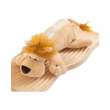 Imagem de Estojo De Lápis De Pelúcia Grande Com Desenhos De Animais (Elefante E 