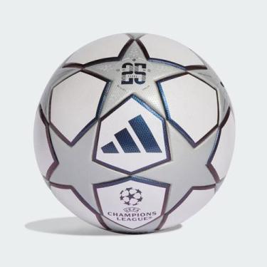Imagem de Bola Adidas UCL League 3RD Campo Branca e Prata, 05