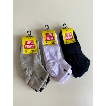 Imagem de Kit de meia Lupo com 9 pares sortidos, 37 ao 40