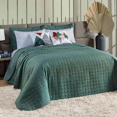 Imagem de Kit Colcha Matelassê Percal 300 Fios Basic Casal 07 Peças 100% Poliést