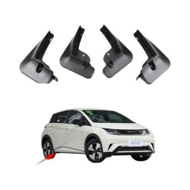 Imagem de Protetores De Para-lama Moldados BYD Dolphin EA1 Atto 2021-2023, 4x Pr