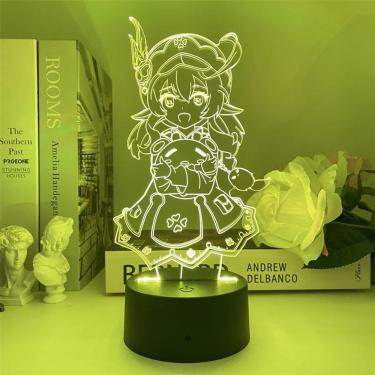 Imagem de Luz noturna LED 3D Plants vs Zombies Klees Color Changing