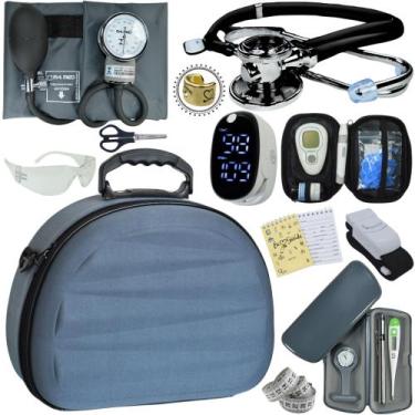 Imagem de Kit Enfermagem Maleta Medica Super Luxo Completa Promocao - Love Saude