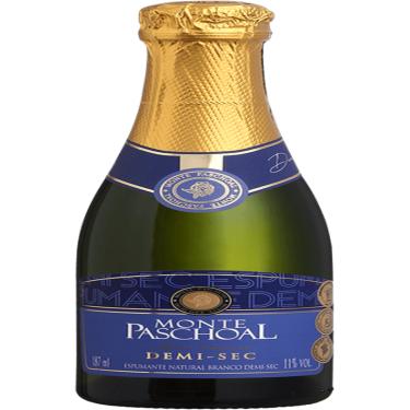 Imagem de MINI ESPUMANTE MONTE PASCHOAL DEMI-SEC BRANCO 187ML