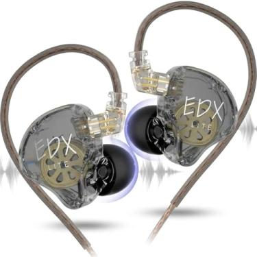 Imagem de Fone de Ouvido KZ EDX Lite Intra-Auricular, Driver Dinâmico Super-Linear, Isolamento Acústico, Cabo Substituível – Qualidade de Som Premium e Potente AlverSun