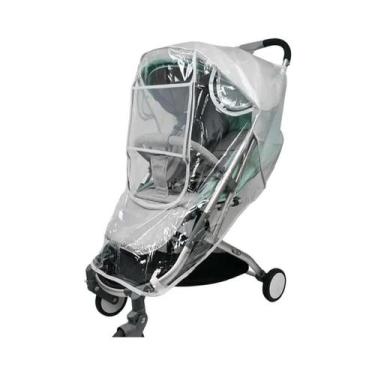 Imagem de Capa De Chuva Transparente Impermeável Para Carrinho De Bebê, Protetor