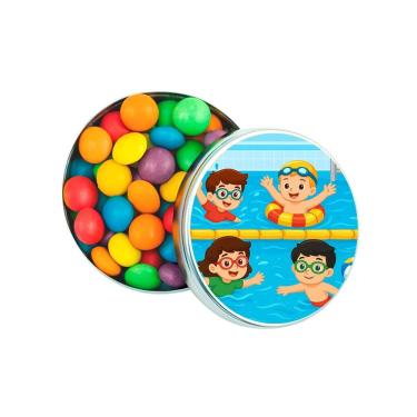 Imagem de Latinha Lembrancinha Personalizada Natação