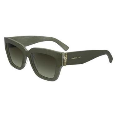 Imagem de Óculos de Sol Longchamp LO745S 305 - Verde 53-Feminino