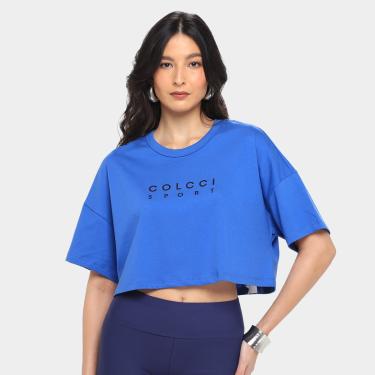 Imagem de Camiseta Colcci Cropped Feminina-Feminino