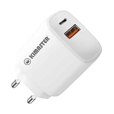 Imagem de Carregador USB e Tipo-C de 40 W Turbo - Kimaster (T110)