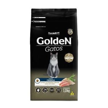 Imagem de Ração Seca Golden para gatos adultos castrados sênior sabor frango 3kg
