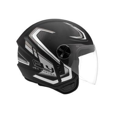 Imagem de Capacete Moto Aberto Fly Jet Vortex Masculino Feminino-Unissex
