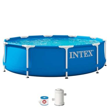 Imagem de Piscina De Armação Metal Galvanizado 4.485l (bomba Filtro 127v) Intex