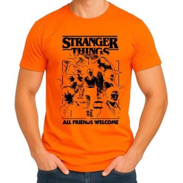 Imagem de Camiseta Camisa Adulto Feminina Masculina Algodão Série Stranger Thing