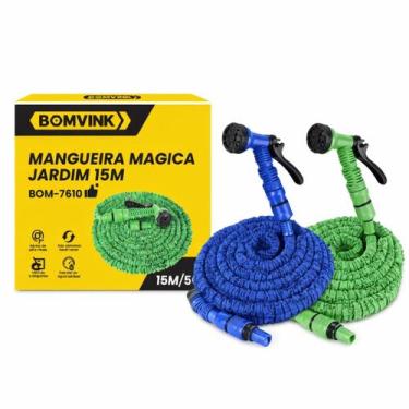 Imagem de Mangueira Mágica Expansível para Jardim 15 Metros com Pistola 7 Funçõe