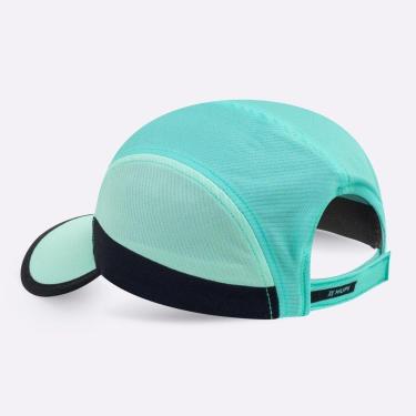 Imagem de Boné para Corrida HUPI Run Fast Preto e Verde-Unissex