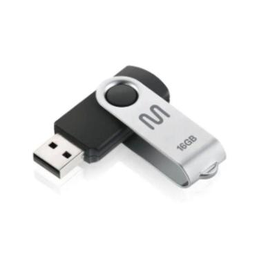 Imagem de Pen Drive 16gb Twist2 Preto-prata Pd588