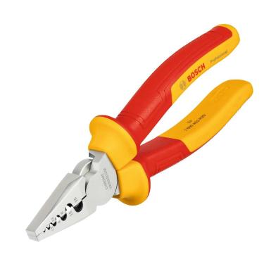 Imagem de Alicate de Crimpagem Terminais 180mm VDE 1600A02NE6000 Bosch