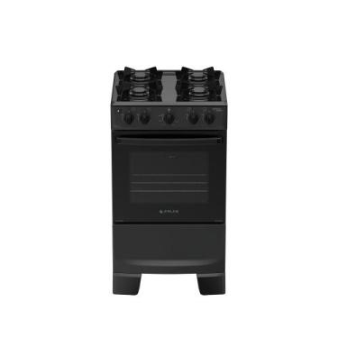Imagem de Fogão 4 bocas Atlas Mônaco Lustro Automático Mesa de Aço Esmaltado, PR