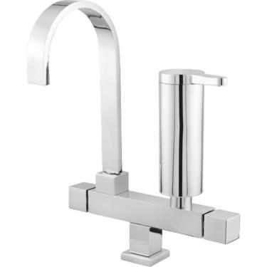 Imagem de Torneira de Cozinha de Mesa com Filtro em Abs 1/4vt 6580 C65 Talence Cromado