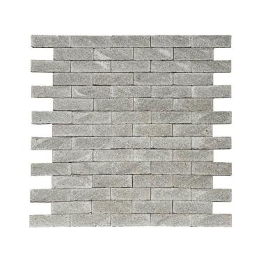 Imagem de Revestimento Cimentício - Tijolinho Terrazzo Grigio 6x19cm Cinza