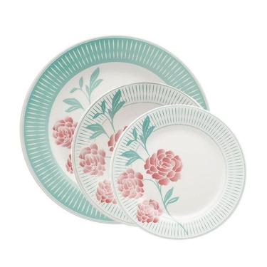 Imagem de Kit Jogo Pratos Jantar Para 12 Pessoas 36Pçs Oxford Bloom