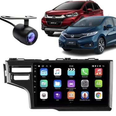 Imagem de Central Multimídia Automotiva 2 Din E-tech Premium 9 Polegadas Android 13 Wi-Fi e Bluetooth com Câmera de Ré Universal