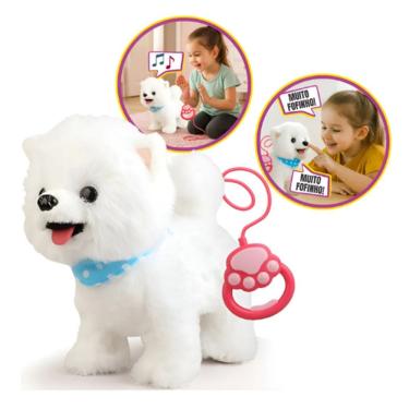 Imagem de Cachorro Poodle Pet Realista Interativo Som Imita Canta Late Anda