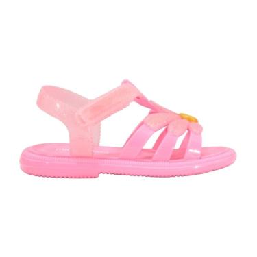 Imagem de Sandália Mini Melissa Hip Bloomy Baby Rosa/Glitte