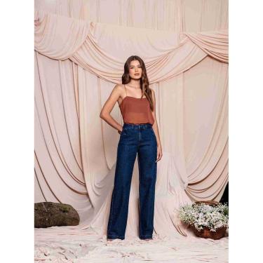 Imagem de Calça Jeans Feminina Wide Leg - 31884
