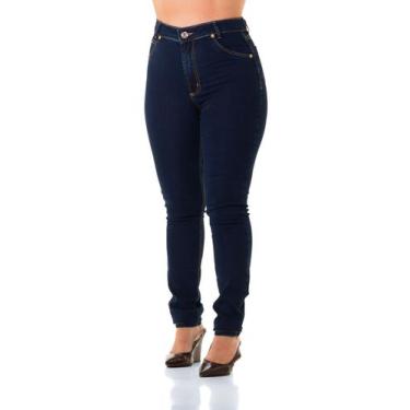 Imagem de Calça Jeans Feminina Arauto Hot Pants, Azul escuro, 38