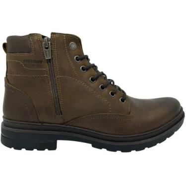 Imagem de Coturno Masculino Casual Dia a Dia Passeio Trabalho em Couro Free Way 
