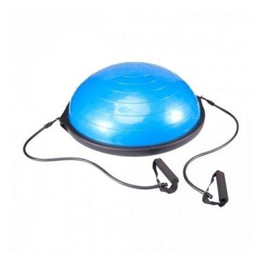 Imagem de Meia Bola Bosu Com Bomba E Extensor Liveup , Azul