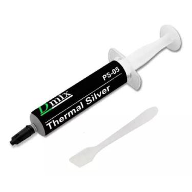 Imagem de Pasta Térmica Dmix Thermal Silver 5gr. PS-05 prata c seringa espátula 