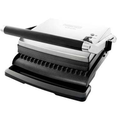 Imagem de Grill Elétrico Tramontina by Breville Adjusta em Aço Inox com Bandeja 