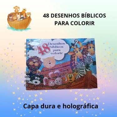 Imagem de Desenhos Bíblicos para Colorir - 48 folhas - HIQUERACING