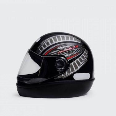 Imagem de Capacete Taurus San Marino Formula 1 Grafic Classic, Preto, 58