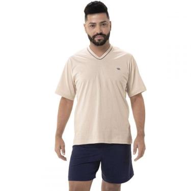 Imagem de Pijama Masculino em Malha de Algodão - Puff - Marinho - G, Marinho, G