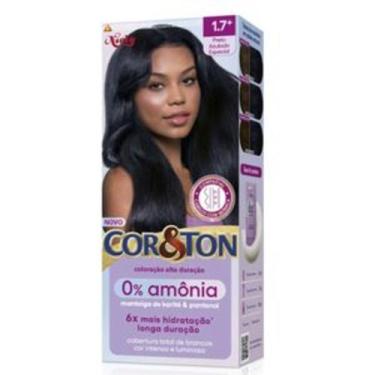 Imagem de Tintura Cor&ton 0% Amonia 1.7 Preto Azulado Especial