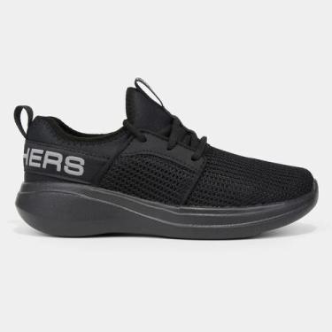 Imagem de Tenis Skechers Go Run Fast Juvenil, Preto, 29