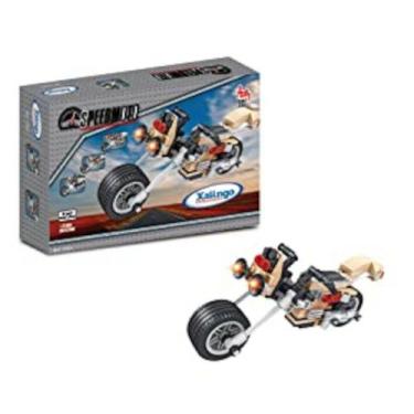 Imagem de Blocos de montar speed moto- xalingo brinquedos